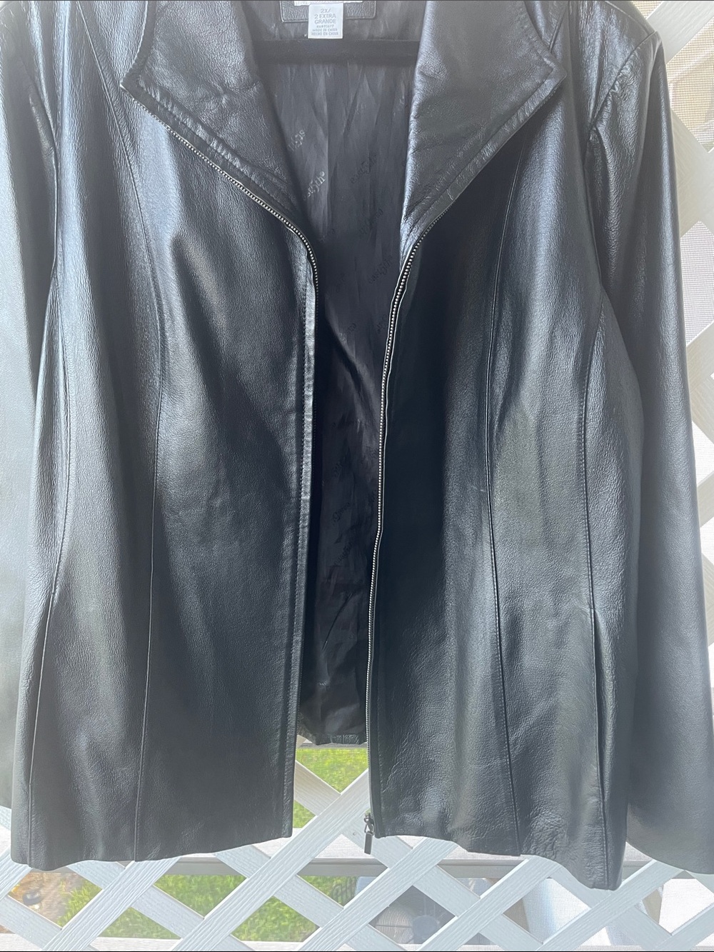 East 5th Vintage EUC Full Zip Leather Jacket - Picture 6 of 14